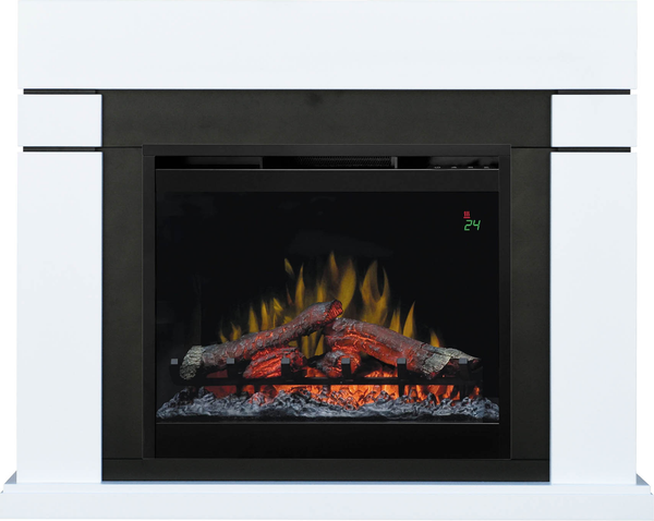 Изображение товара Каминокомплект Смолком Lindos MB/JUP/SYM26 DF2624L-INT Symphony 26 (бьянко белый)