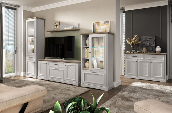 Изображение товара Тумба Anrex Toscana 3D2S (персидский жемчуг/каньон)