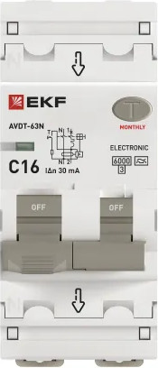 Изображение товара Дифференциальный автомат EKF PROxima D63N26EA16C30