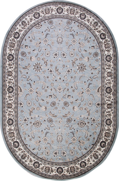 Изображение товара Ковер Merinos Valencia Deluxe d251-OVAL-L.BLUE-BROWN (1.5х3)