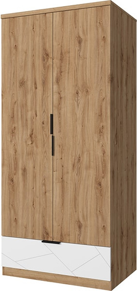 Изображение товара Шкаф Anrex Kaylas 2DG1S (дуб наварра/эко джелато)