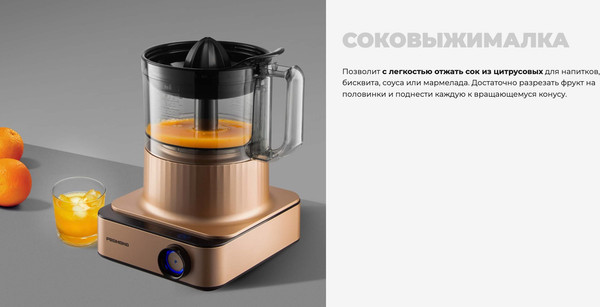 Изображение товара Кухонный комбайн Redmond FP608 (бронзовый)