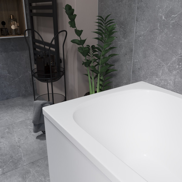 Изображение товара Ванна акриловая Lauter Sophia 130 / 21205130 (с каркасом, серым подголовником)