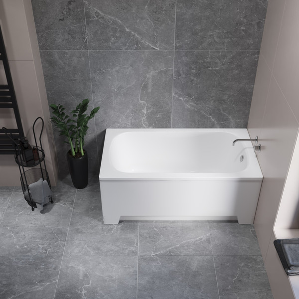 Изображение товара Ванна акриловая Lauter Sophia 130 / 21205130 (с каркасом, лицевым экраном белого цвета)