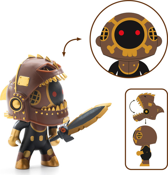 Изображение товара Фигурка коллекционная Djeco Arty Toys Пират Пиранья / DJ06819