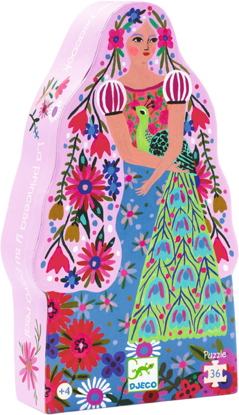 Изображение товара Пазл Djeco Принцесса и павлин / DJ07300
