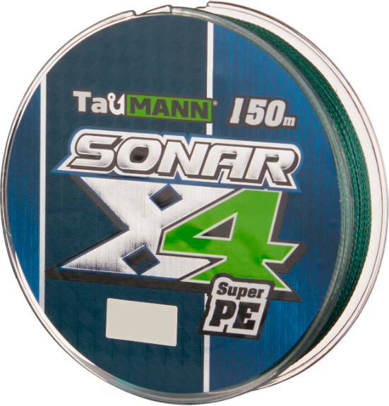 Изображение товара Леска плетеная TauMANN Sonar PE X4 150м 3.0 0.28мм / 06256 (темно-зеленый)