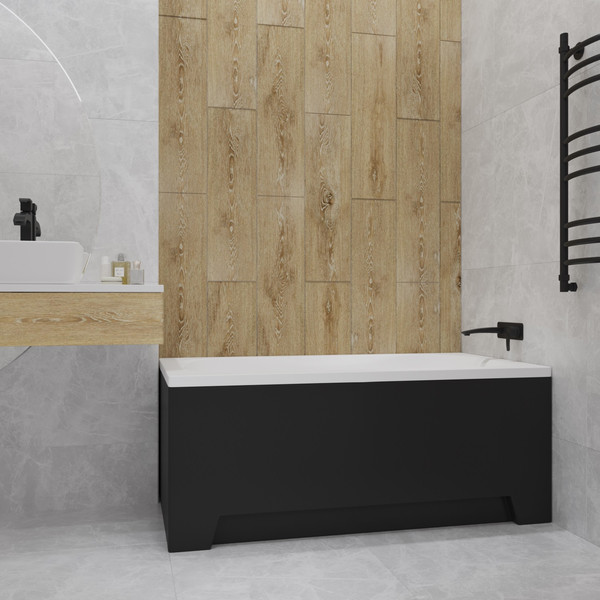 Изображение товара Ванна акриловая Lauter Estelle 120 / 21206020 (с каркасом и серым подголовником)