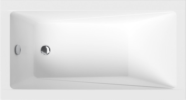 Изображение товара Ванна акриловая Lauter Estelle 130 / 21206030 (с ножками, серым подголов, белым лиц. и торц. экраном)