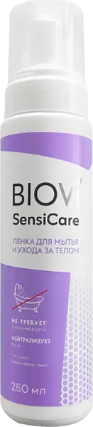 Изображение товара Пенка для тела Biovi для мытья и ухода без использования воды (250мл)