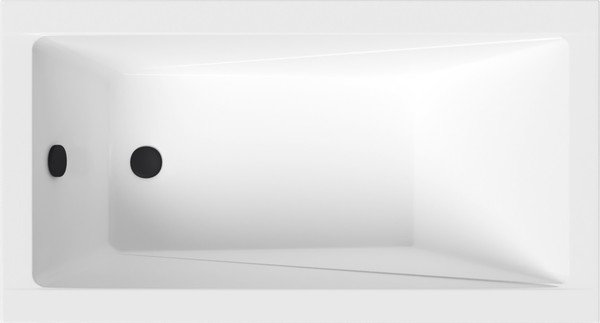 Изображение товара Ванна акриловая Lauter Estelle 130 / 21206030 (с каркасом, черным лицевым и торцевым экраном)