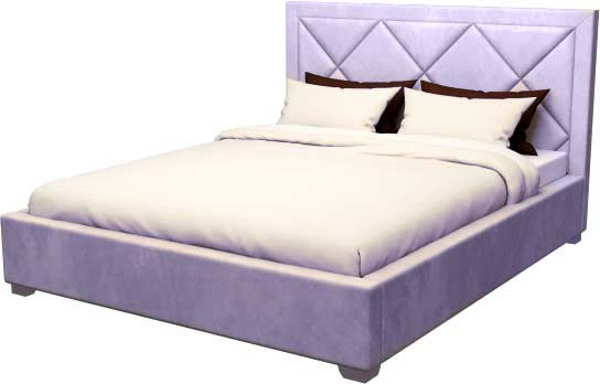 Изображение товара Двуспальная кровать Elmax Римини Стационарное 200x200 (Glory 17)