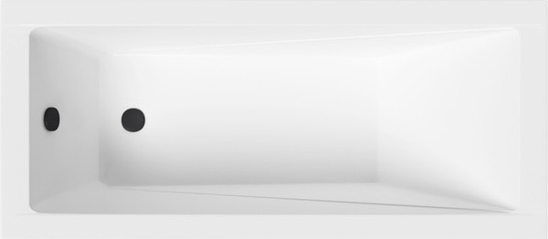 Изображение товара Ванна акриловая Lauter Estelle 150 / 21206050 (с каркасом, лицевым экраном черного цвета)