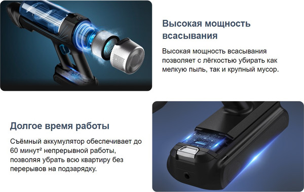 Изображение товара Вертикальный пылесос Tefal TY9L42WO