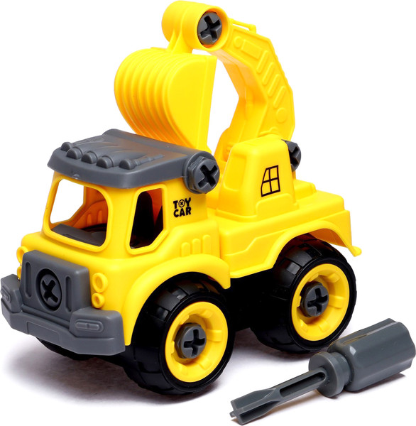 Изображение товара Игрушка-конструктор Sima-Land Машина с ковшом D916 / 7016004 (26эл)
