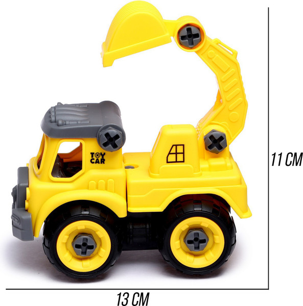 Изображение товара Игрушка-конструктор Sima-Land Машина с ковшом D916 / 7016004 (26эл)