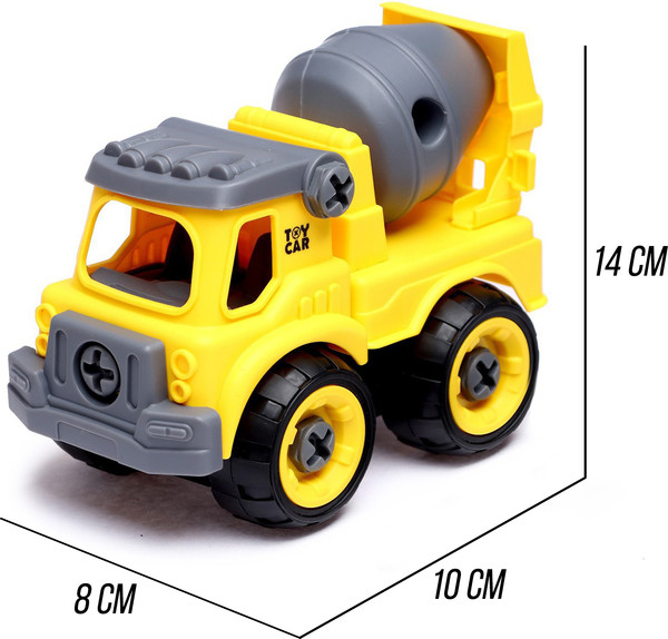 Изображение товара Игрушка-конструктор Sima-Land Бетономешалка D918 / 7016002 (24эл)