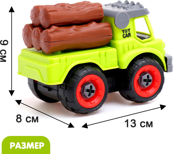 Изображение товара Игрушка-конструктор Sima-Land Лесовоз RC367C / 10576506 (28эл)