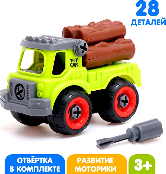 Изображение товара Игрушка-конструктор Sima-Land Лесовоз RC367C / 10576506 (28эл)