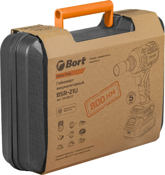 Изображение товара Аккумуляторный гайковерт Bort BSR-21U (93418477)