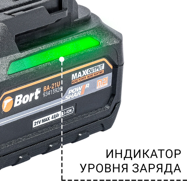 Изображение товара Аккумуляторный гайковерт Bort BSR-21U (93418477)
