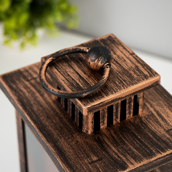 Изображение товара Декоративное освещение Risalux Камин 7895996 (черный с медной патиной)