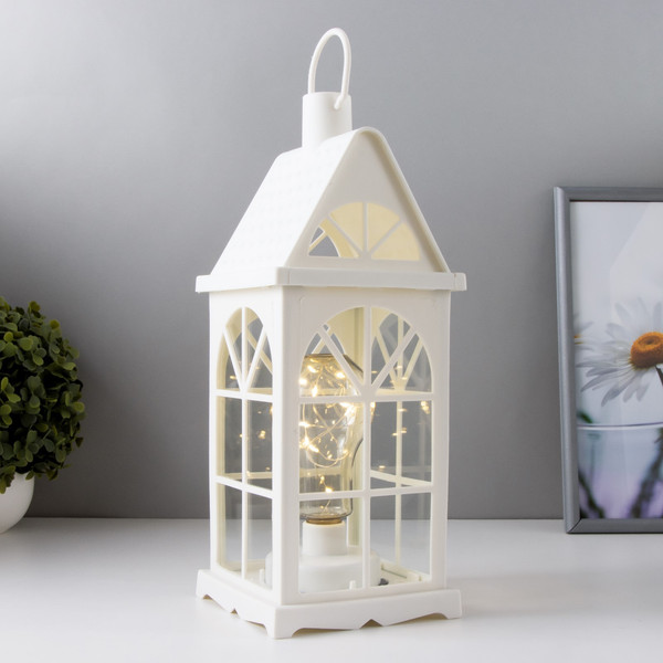 Изображение товара Декоративное освещение Risalux Фонарь-домик 2992948 (белый)