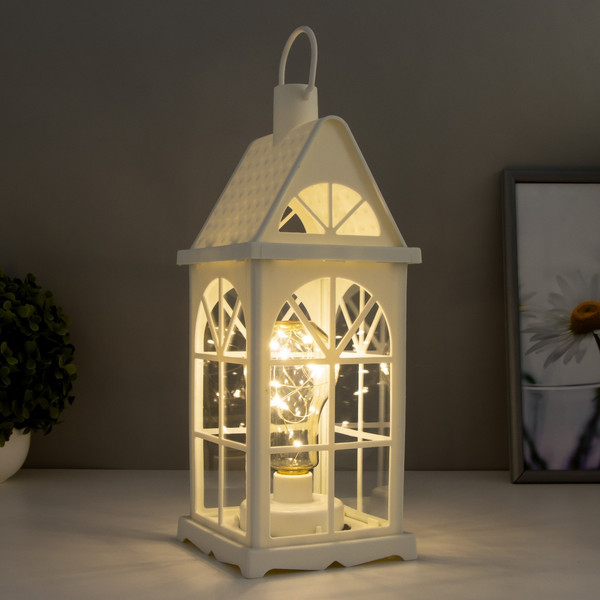 Изображение товара Декоративное освещение Risalux Фонарь-домик 2992948 (белый)