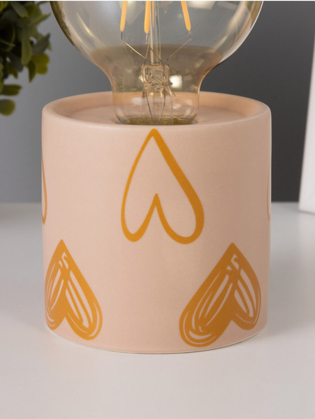 Изображение товара Ночник Risalux Цилиндр 10480689 (большие сердца)