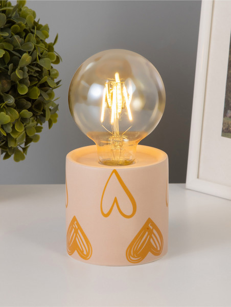 Изображение товара Ночник Risalux Цилиндр 10480689 (большие сердца)