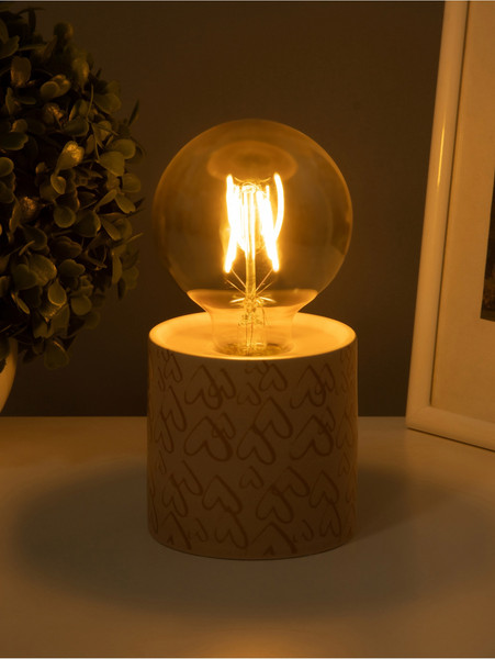 Изображение товара Ночник Risalux Цилиндр 10480691 (малые сердца)