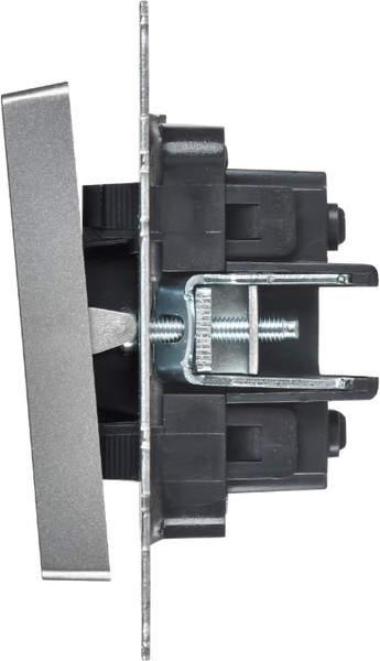 Изображение товара Выключатель IEK Brite BR-V23-0-10-K47 (алюминий)