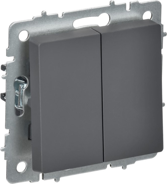 Изображение товара Выключатель IEK Brite BR-V23-0-10-K53 (графит)
