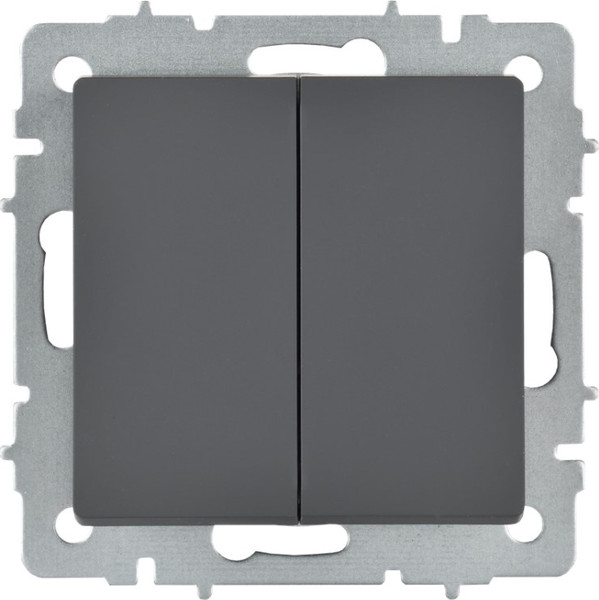 Изображение товара Выключатель IEK Brite BR-V23-0-10-K53 (графит)