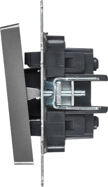 Изображение товара Выключатель IEK Brite BR-V23-0-10-K46 (сталь)