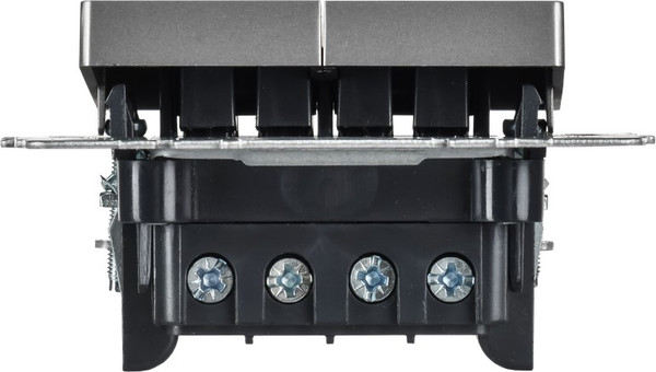 Изображение товара Выключатель IEK Brite BR-V23-0-10-K46 (сталь)