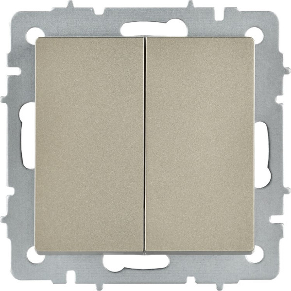 Изображение товара Выключатель IEK Brite BR-V23-0-10-K37 (шампань)