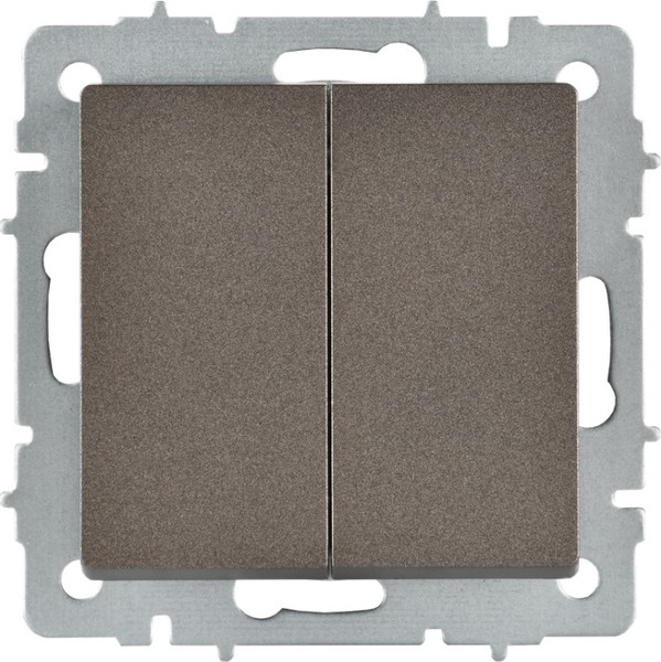 Изображение товара Выключатель IEK Brite BR-V23-0-10-K45 (темная бронза)