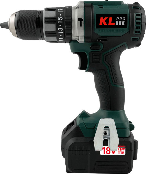 Изображение товара Аккумуляторная дрель-шуруповерт KLPRO KLDM18BH-50