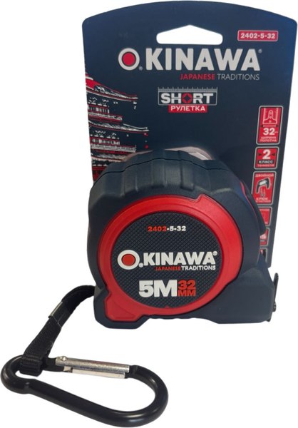 Изображение товара Рулетка Okinawa Short 32мм / 2402-5-32 (5м)