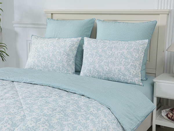 Изображение товара Комплект постельного белья с одеялом Sofi de Marko Ришелье №61 Евро / Кт-Евро-Р61