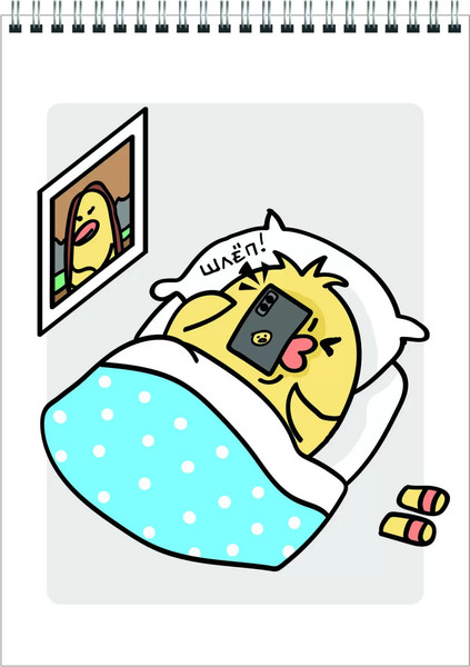 Изображение товара Блокнот Listoff Цып Цыпыч / БСК560381