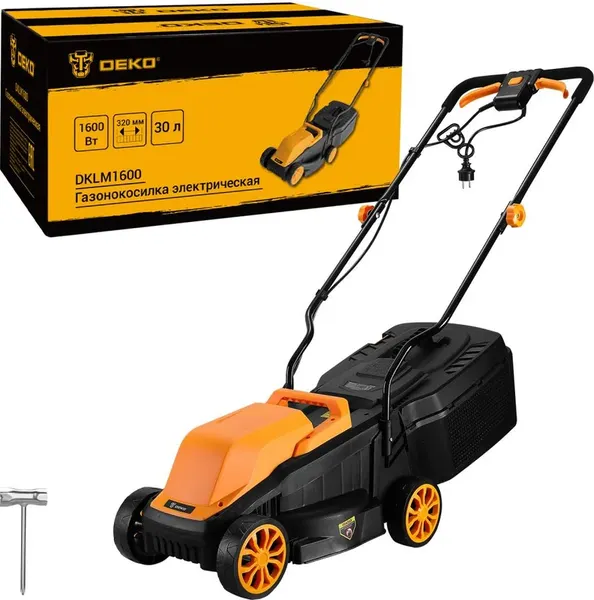 Изображение товара Газонокосилка электрическая Deko DKLM1600 / 083-2020
