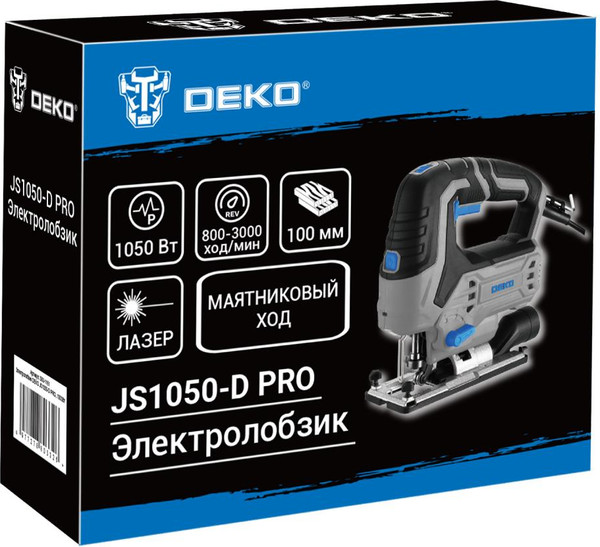 Изображение товара Электролобзик Deko JS1050-D PRO / 083-1161