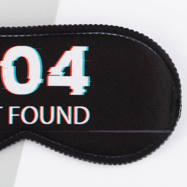 Изображение товара Маска для сна Svoboda Voli Not Found / 9112990 (черный)