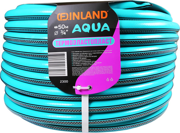 Изображение товара Шланг поливочный Finland Selva 3/4 50м ТЭП 3-слойный / 2300