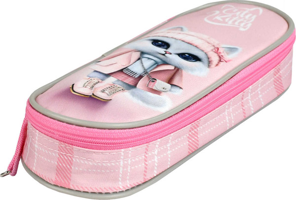 Изображение товара Пенал Феникс+ Кошечка в пальто / 68398