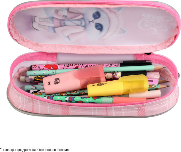 Изображение товара Пенал Феникс+ Кошечка в пальто / 68398