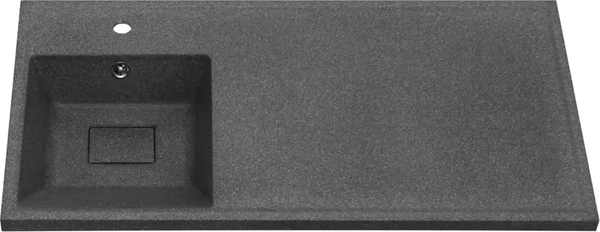 Изображение товара Умывальник Акватон Лайн 100 / 1A72853KLF21L (графит)