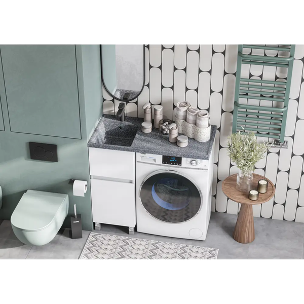 Изображение товара Умывальник Акватон Лайн 100 / 1A72853KLF21L (графит)